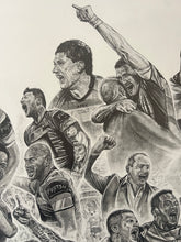 Load image into Gallery viewer, Rabbitohs 2014 Premiership Drawing - Original
