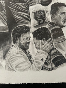 Rabbitohs 2014 Premiership Drawing - Original