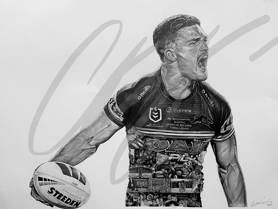 ‘Undisputed’ - Panthers Premiership Drawing Print