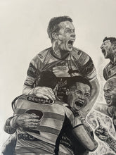 Load image into Gallery viewer, Rabbitohs 2014 Premiership Drawing - Original
