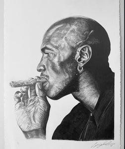 Michael Jordan Drawing - Original