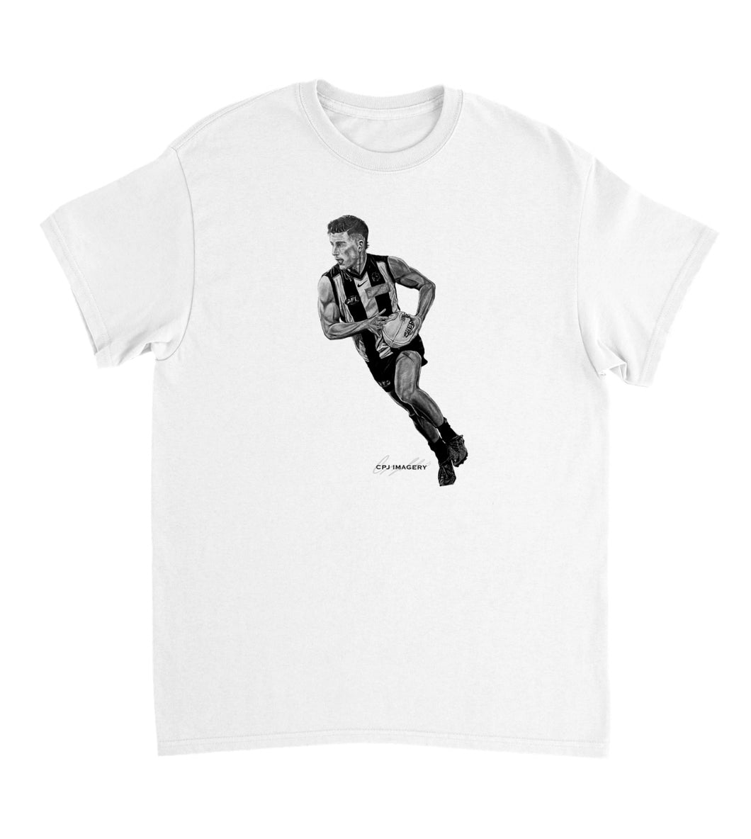 Nick Daicos Tee - White