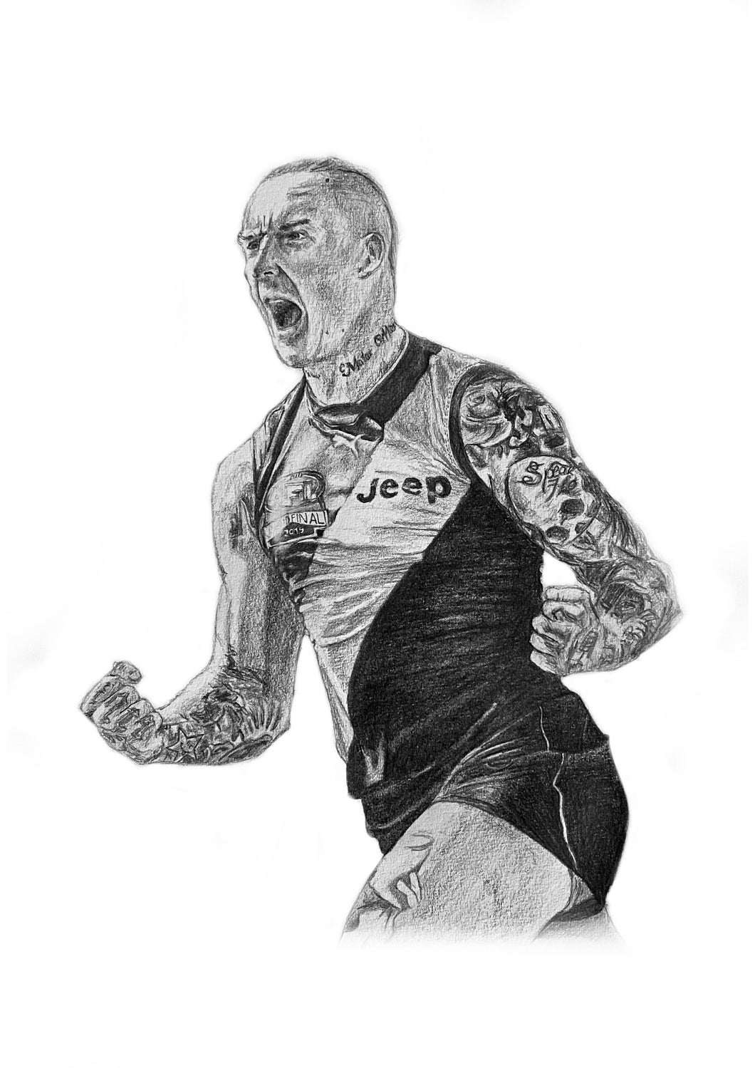 Dustin Martin Drawing - A4 Print