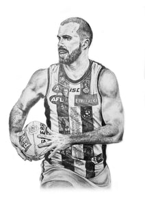 Steele Sidebottom Drawing - A4 Print