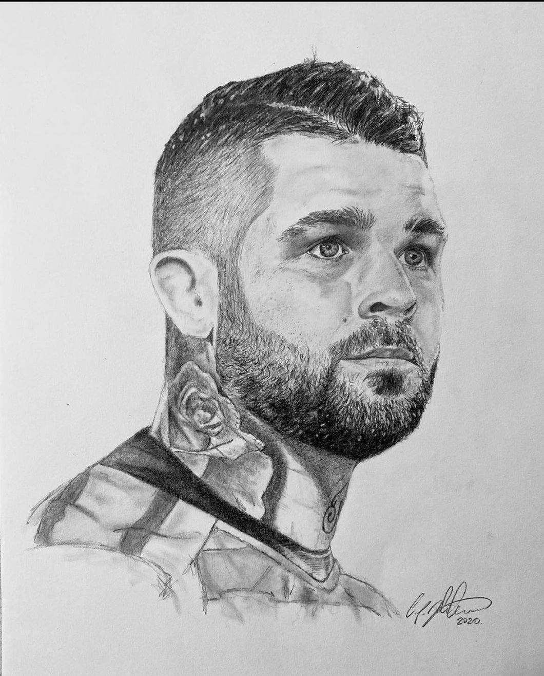 Adam Reynolds Portrait - A3 Print