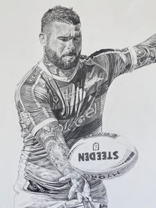 Adam Reynolds Drawing - A1 Print