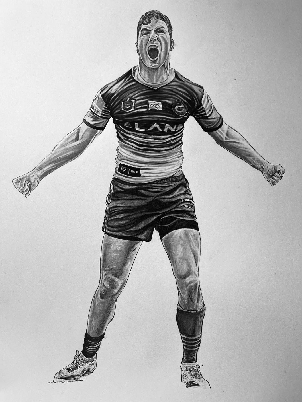 Mitchell Moses Drawing - Black and White Prints