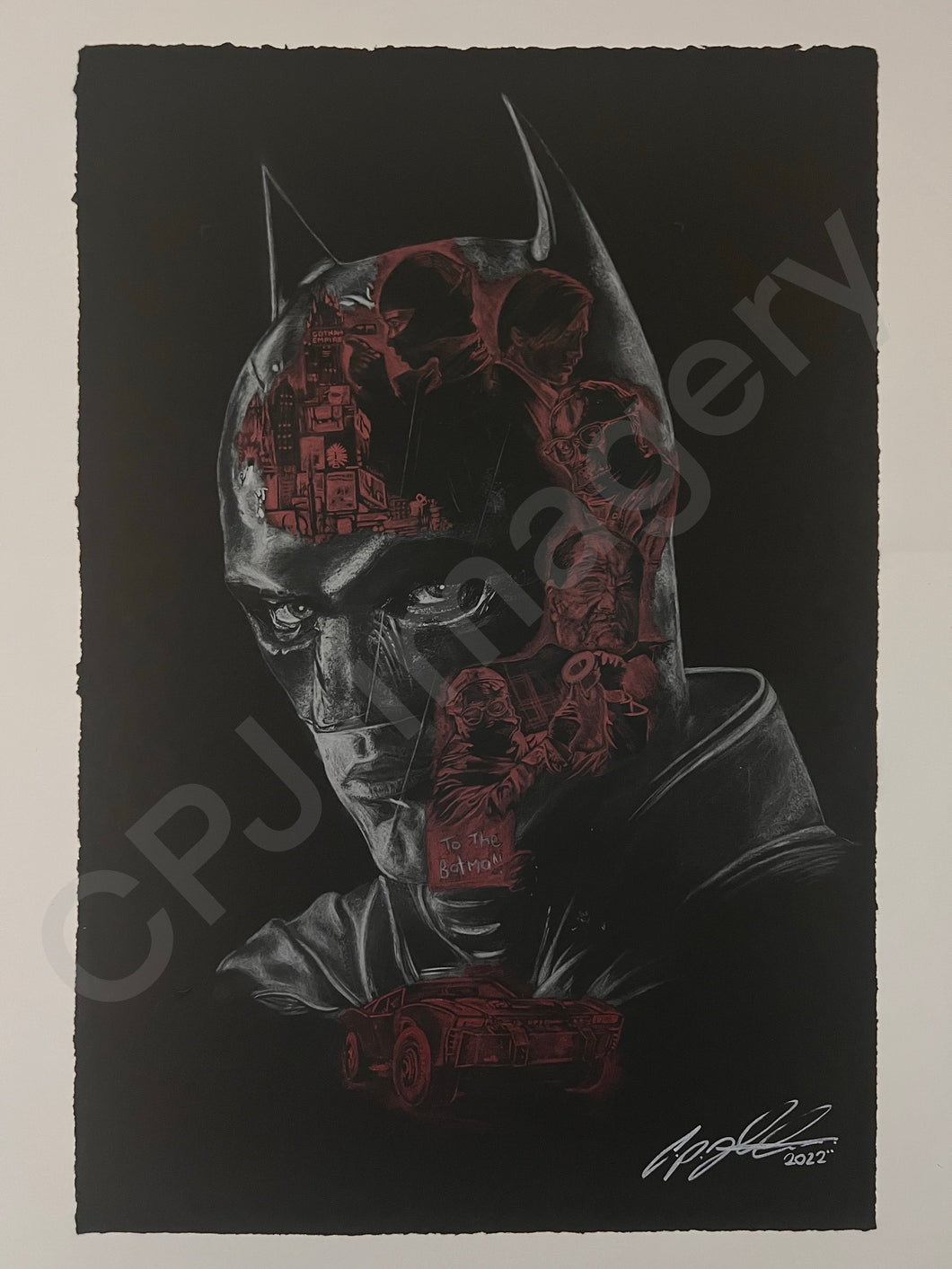 The Batman Drawing - Prints