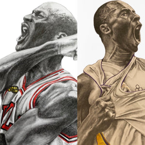 Goat Bundle - Kobe, Lebron & MJ A3 Prints