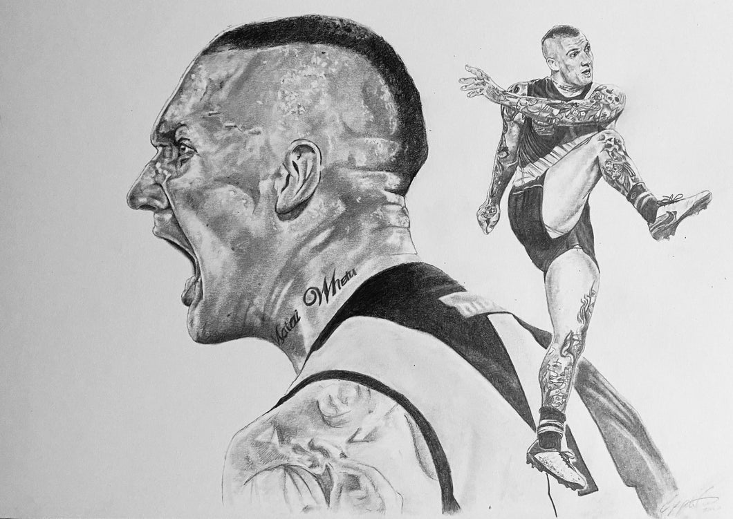 Dustin Martin Drawing A3 Print