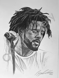 J. Cole Drawing - Prints