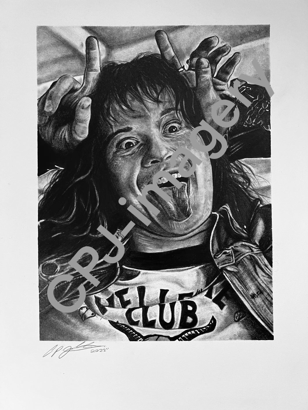 Stranger Things - Eddie Munson Drawing Prints