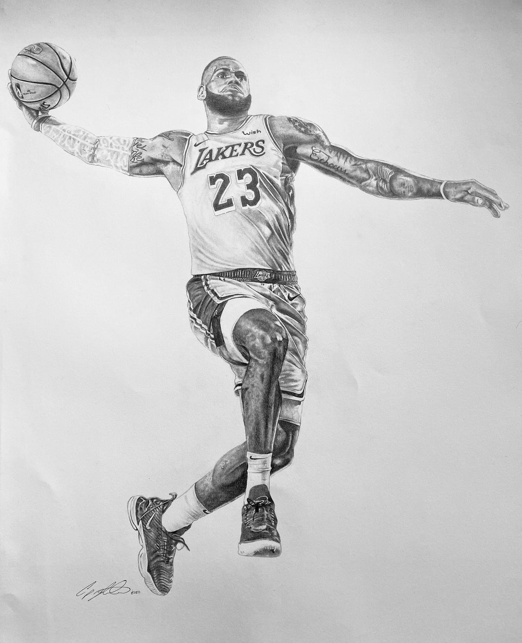 Lebron James A3 - The King