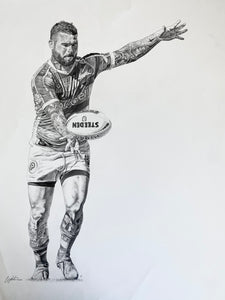 Adam Reynolds Drawing - A1 Print