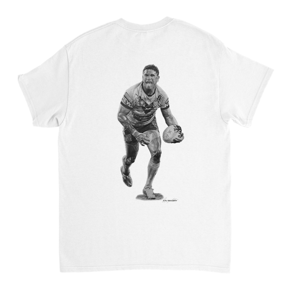 Latrell Mitchell (Back Print) - Heavyweight Unisex T-shirt