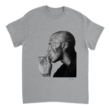 Load image into Gallery viewer, Michael Jordan (Front Print) - Heavyweight Unisex T-shirt
