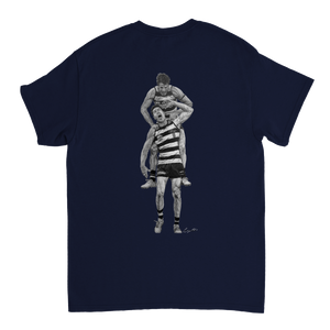 Geelong Cats (Back Print) - Heavyweight Unisex T-shirt