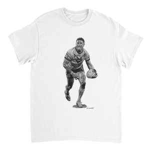 Latrell Mitchell (Front Print) - Heavyweight Unisex T-shirt