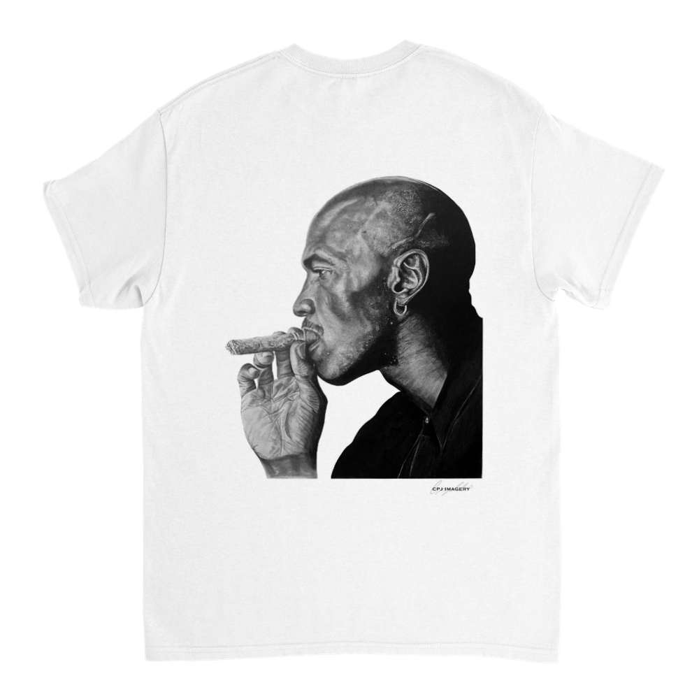 Michael Jordan (Back Print) - Heavyweight Unisex Crewneck T-shirt