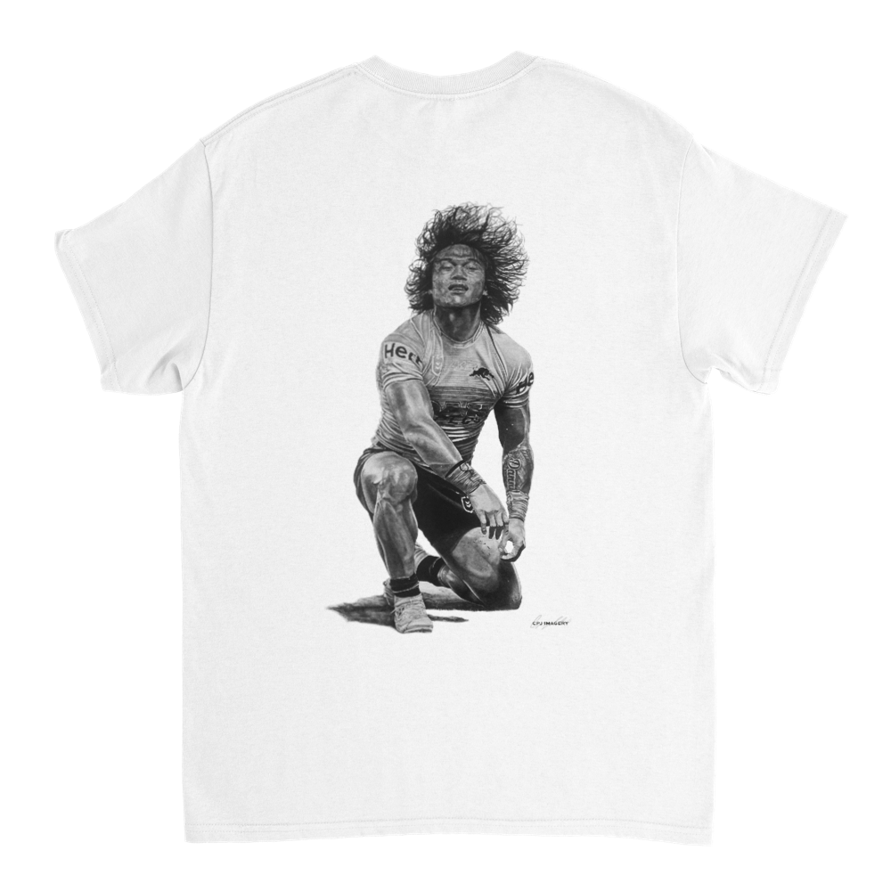 Brian To'o (Back Print) - Heavyweight Unisex T-shirt