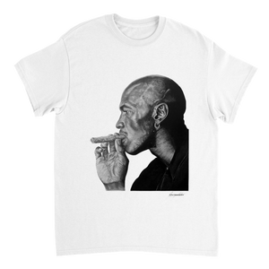 Michael Jordan (Front Print) - Heavyweight Unisex T-shirt