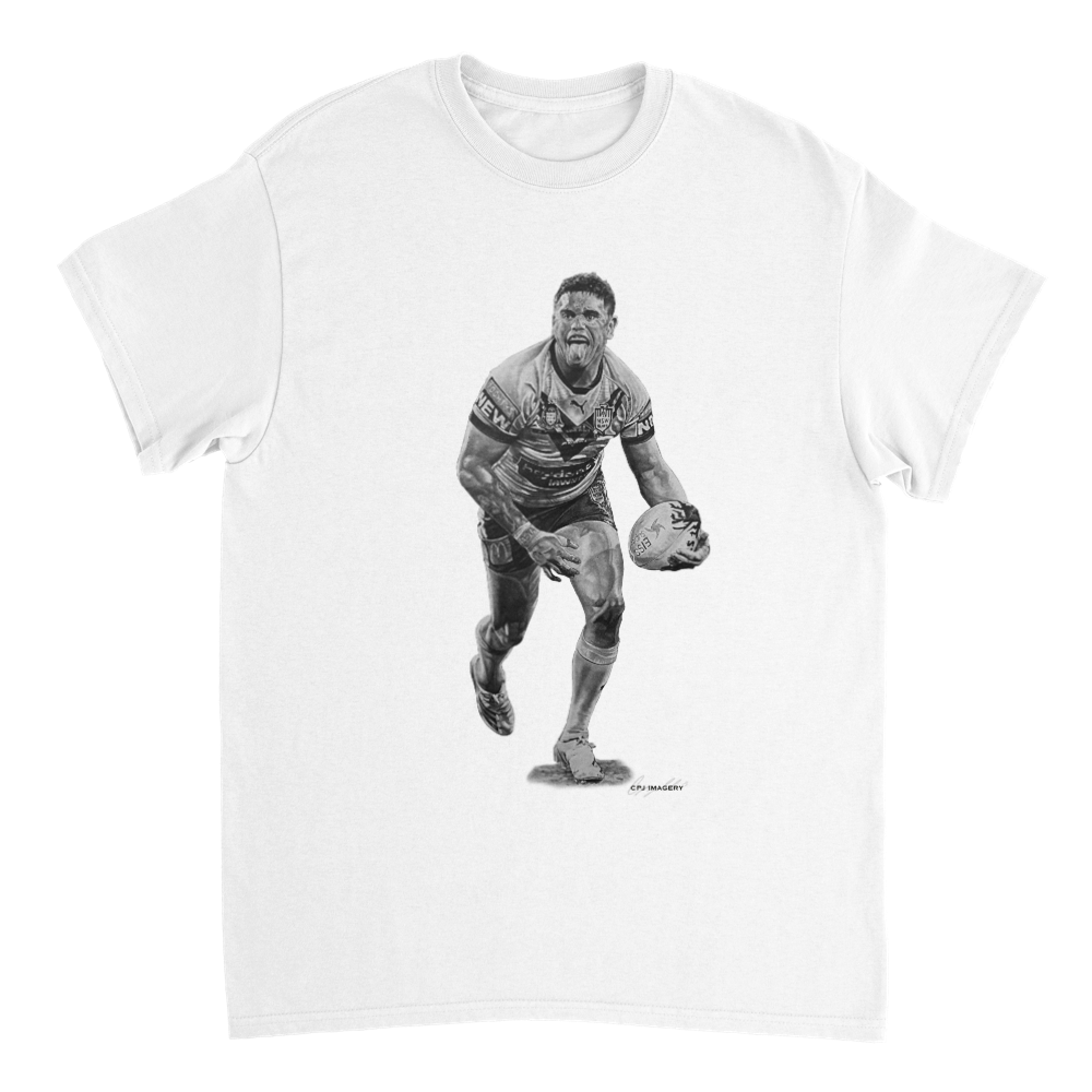 Latrell Mitchell (Front Print) - Heavyweight Unisex T-shirt